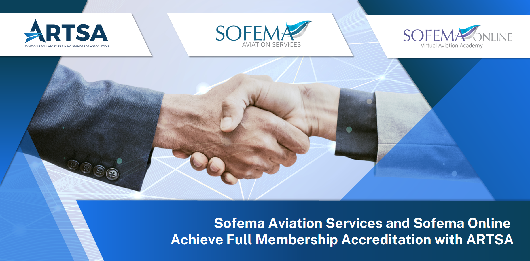 Sofema Aviation Services and Sofema Online Achieve Full Membership Accreditation with Aviation Regulatory Training Standards Association
